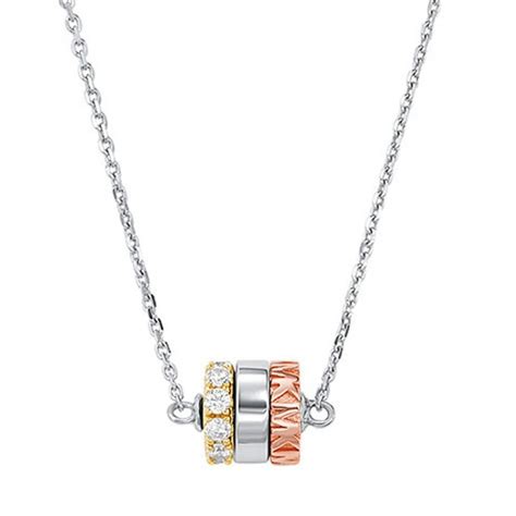 necklaces michael kors|Michael Kors sterling silver necklace.